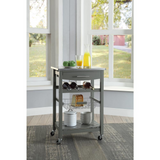 Clarke Blue Kitchen Cart - WhatYouNeedSales