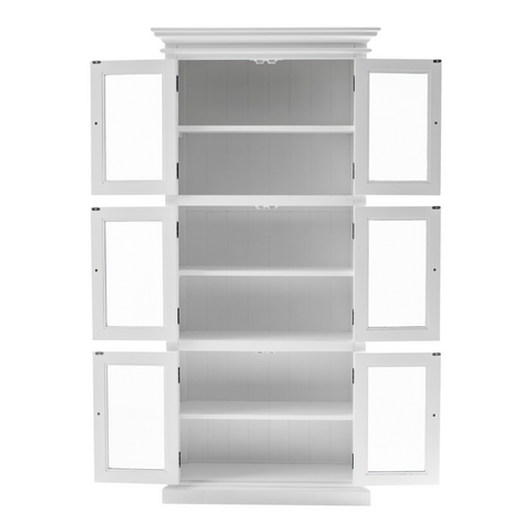 Classic White Three Level Storage Cabinet - WhatYouNeedSales