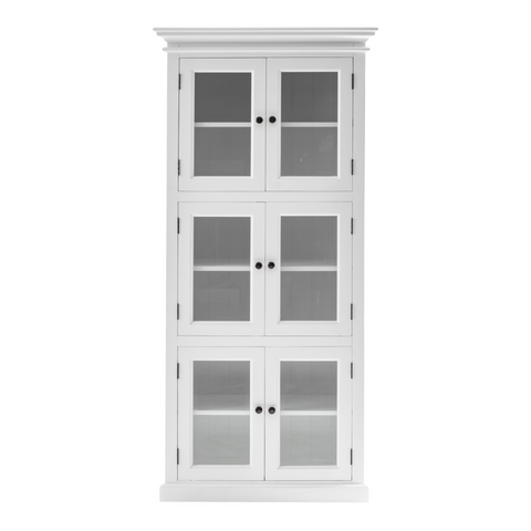 Classic White Three Level Storage Cabinet - WhatYouNeedSales