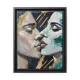 CLOSED EYES AND KISSED Canvas Wall Art - By QueenNoble - WhatYouNeedSales