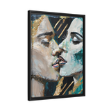 CLOSED EYES AND KISSED Canvas Wall Art - By QueenNoble - WhatYouNeedSales