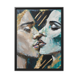 CLOSED EYES AND KISSED Canvas Wall Art - By QueenNoble - WhatYouNeedSales