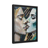 CLOSED EYES AND KISSED Canvas Wall Art - By QueenNoble - WhatYouNeedSales