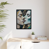 CLOSED EYES AND KISSED Canvas Wall Art - By QueenNoble - WhatYouNeedSales