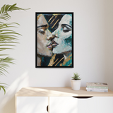 CLOSED EYES AND KISSED Canvas Wall Art - By QueenNoble - WhatYouNeedSales