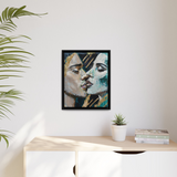 CLOSED EYES AND KISSED Canvas Wall Art - By QueenNoble - WhatYouNeedSales