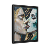 CLOSED EYES AND KISSED Canvas Wall Art - By QueenNoble - WhatYouNeedSales