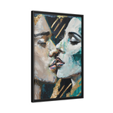 CLOSED EYES AND KISSED Canvas Wall Art - By QueenNoble - WhatYouNeedSales