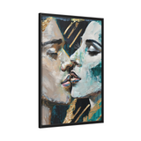 CLOSED EYES AND KISSED Canvas Wall Art - By QueenNoble - WhatYouNeedSales