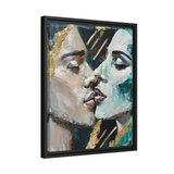 CLOSED EYES AND KISSED Canvas Wall Art - By QueenNoble - WhatYouNeedSales