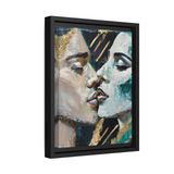 CLOSED EYES AND KISSED Canvas Wall Art - By QueenNoble - WhatYouNeedSales