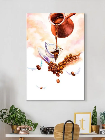 Coffee Art Canvas -Image by Shutterstock - WhatYouNeedSales