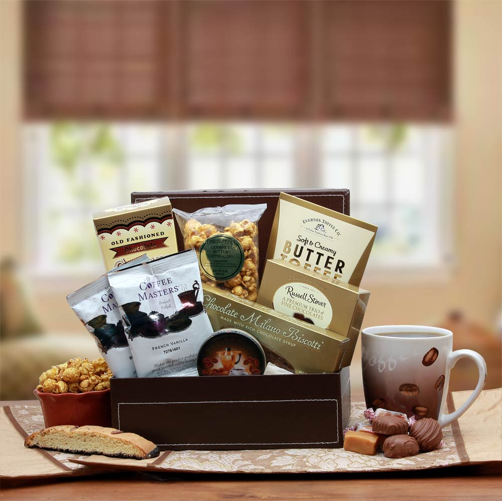 Coffee Break Gift Box - coffee gift basket - WhatYouNeedSales