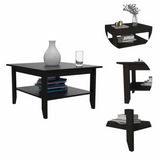 Coffee Table San Jose, One Shelf, Black Wengue Finish - WhatYouNeedSales