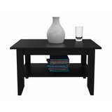 Coffee Table San Jose, One Shelf, Black Wengue Finish - WhatYouNeedSales