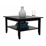 Coffee Table San Jose, One Shelf, Black Wengue Finish - WhatYouNeedSales