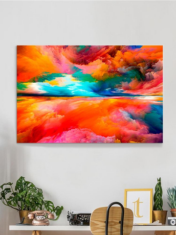 Colorful Deep Clouds Canvas -Image by Shutterstock - WhatYouNeedSales