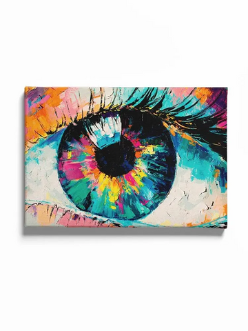 Colorful Eye Canvas -Image by Shutterstock - WhatYouNeedSales