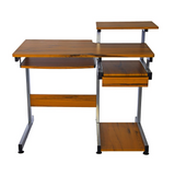 Workstation Desk. Color: Woodgrain - WhatYouNeedSales