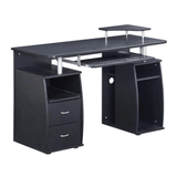 Workstation Desk With Storage. Color: Espresso - WhatYouNeedSales