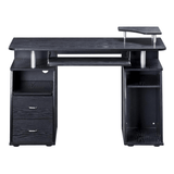 Workstation Desk With Storage. Color: Espresso - WhatYouNeedSales