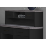 L-Shaped Corner Computer Desk with Storage, Black and Grey Finish - Ember Workspace - WhatYouNeedSales