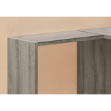 DARK TAUPE CORNER COMPUTER DESK WITH TEMPERED GLASS - Ember Workspace - WhatYouNeedSales