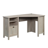 Sauder Costa Corner Computer Desk in Chalked Chestnut Finish - PinnacleWorkspace - WhatYouNeedSales