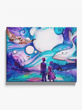 Couple And Surreal Ocean Canvas -Image by Shutterstock - WhatYouNeedSales