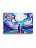 Couple And Surreal Ocean Canvas -Image by Shutterstock - WhatYouNeedSales