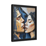 Couple Portrait Canvas Wall Art SEDUCTION By QueenNoble - WhatYouNeedSales