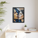 Couple Portrait Canvas Wall Art SEDUCTION By QueenNoble - WhatYouNeedSales