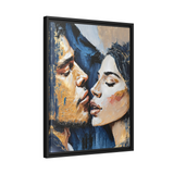 Couple Portrait Canvas Wall Art SEDUCTION By QueenNoble - WhatYouNeedSales