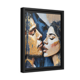 Couple Portrait Canvas Wall Art SEDUCTION By QueenNoble - WhatYouNeedSales