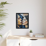 Couple Portrait Canvas Wall Art SEDUCTION By QueenNoble - WhatYouNeedSales