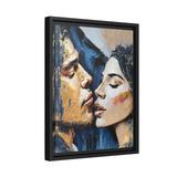 Couple Portrait Canvas Wall Art SEDUCTION By QueenNoble - WhatYouNeedSales