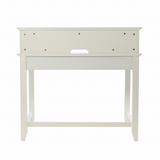 Creamy White Secretary Writing Desk - WhatYouNeedSales