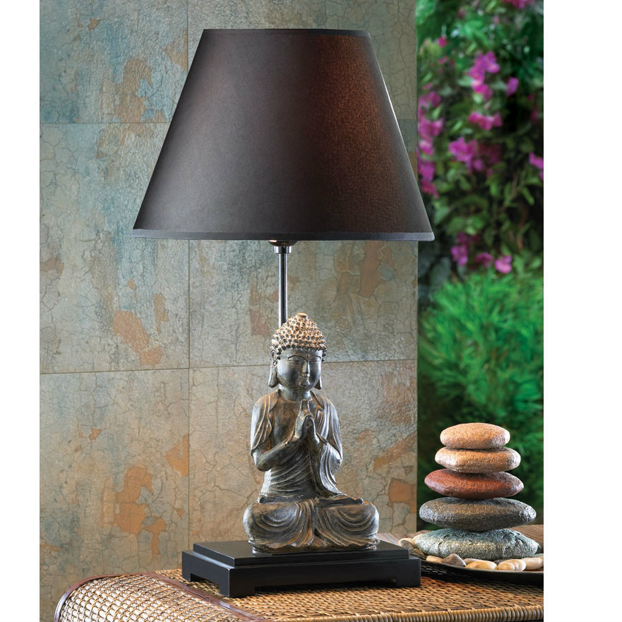 Dark Shade Buddha Table Lamp - WhatYouNeedSales