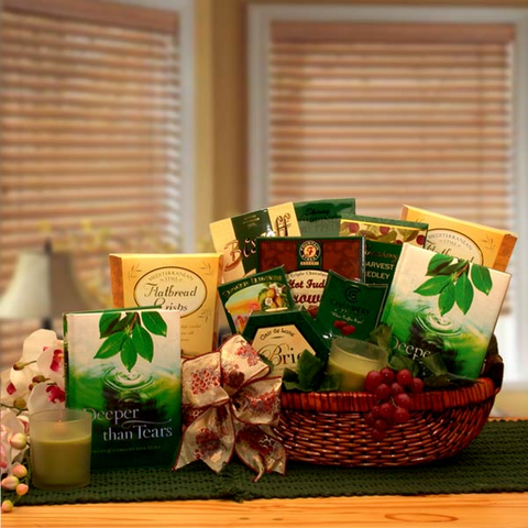 Deeper Than Tears Condolence Gift Basket - sympathy gift baskets - sympathy baskets - condolences gift basket for loss - WhatYouNeedSales