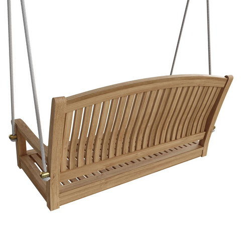 Del-Amo 48’ Round Swing Bench - Premium Teakwood