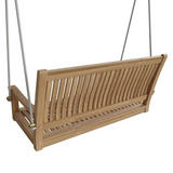 Del-Amo 48’ Straight Swing Bench | Premium Teakwood