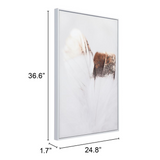 Delicate Feather Canvas Multicolor - WhatYouNeedSales