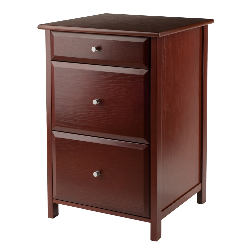 Delta File Cabinet Walnut - WhatYouNeedSales