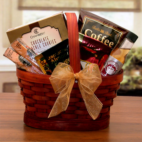 Mini Coffee Break Gift Basket - coffee gift basket - WhatYouNeedSales