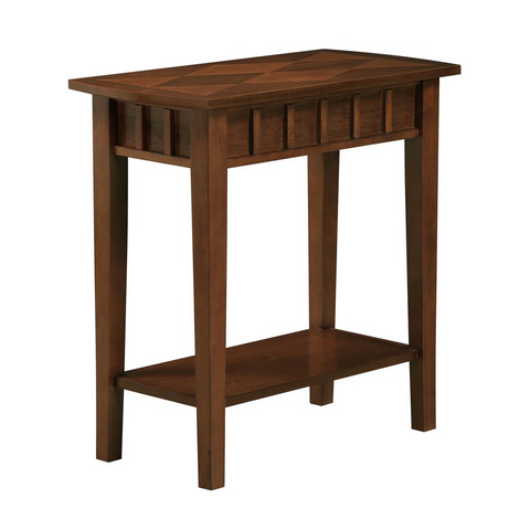 Dennis End Table with Shelf - Modern Accent Furniture