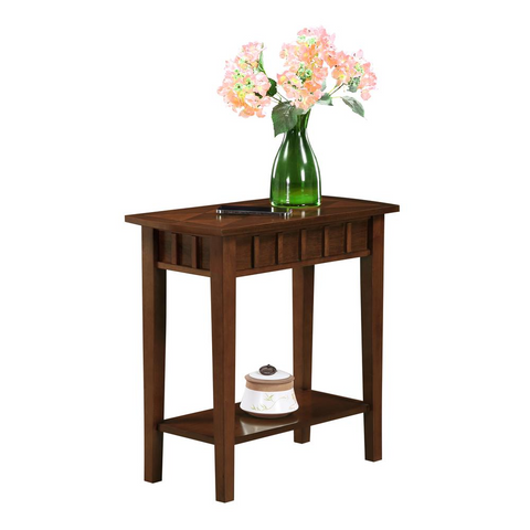 Dennis End Table with Shelf - Modern Accent Furniture