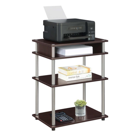 Designs2Go No Tools Printer Stand with Shelves - WhatYouNeedSales