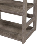 Designs2Go Trestle Bookcase in Weathered Gray - WhatYouNeedSales