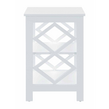 Diamond End Table - Contemporary Style Side Table