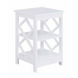 Diamond End Table - Contemporary Style Side Table